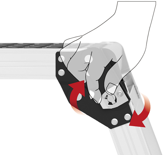 Arbejdsplatform 90 x 30 x 50 cm